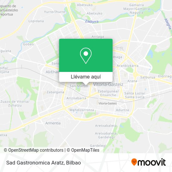 Mapa Sad Gastronomica Aratz