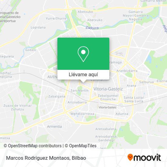Mapa Marcos Rodríguez Montaos