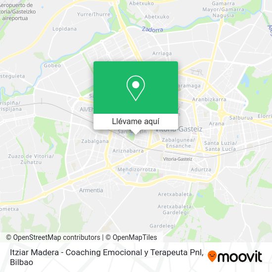 Mapa Itziar Madera - Coaching Emocional y Terapeuta Pnl