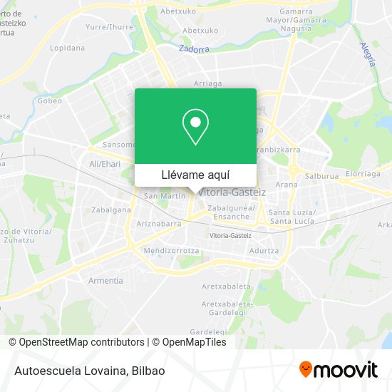 Mapa Autoescuela Lovaina
