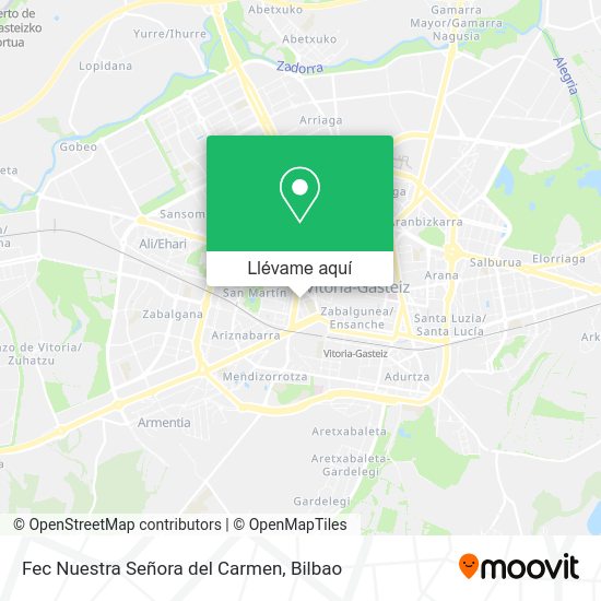 Mapa Fec Nuestra Señora del Carmen