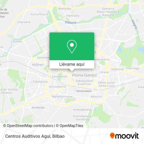 Mapa Centros Auditivos Agui