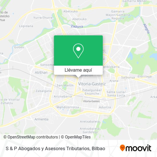 Mapa S & P Abogados y Asesores Tributarios