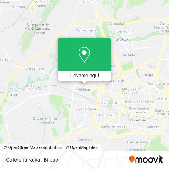 Mapa Cafetería Kukai