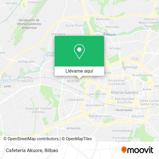 Mapa Cafetería Akuore