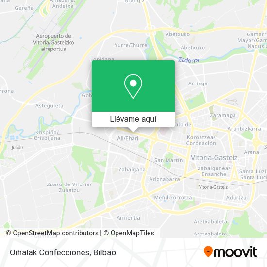 Mapa Oihalak Confecciónes