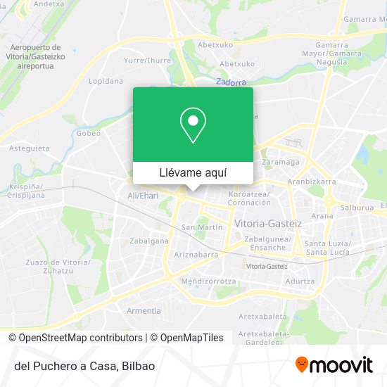 Mapa del Puchero a Casa