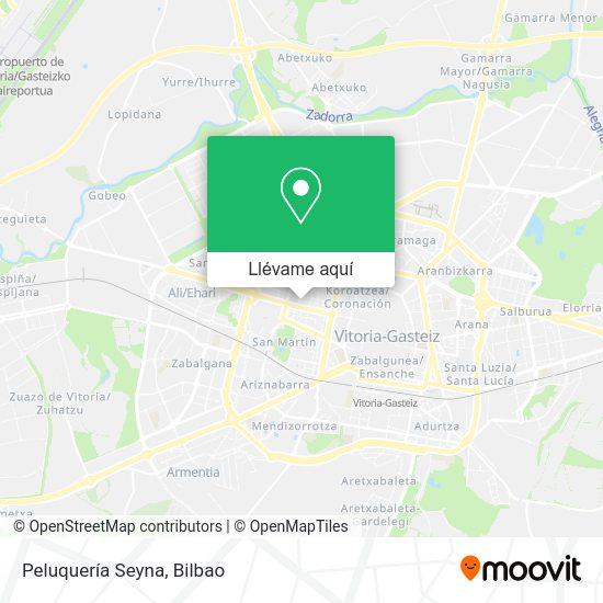Mapa Peluquería Seyna