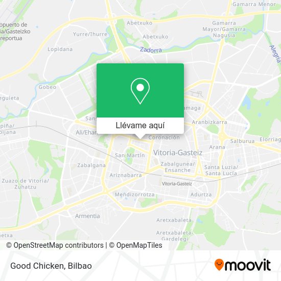 Mapa Good Chicken