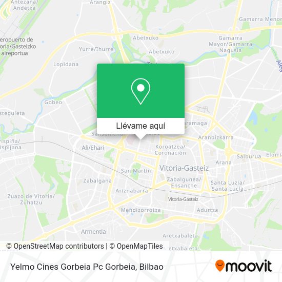 Mapa Yelmo Cines Gorbeia Pc Gorbeia