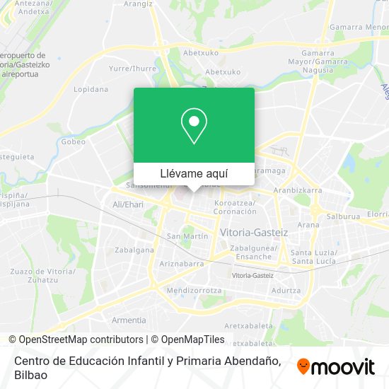 Mapa Centro de Educación Infantil y Primaria Abendaño
