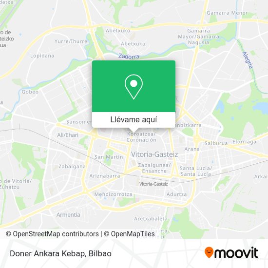 Mapa Doner Ankara Kebap