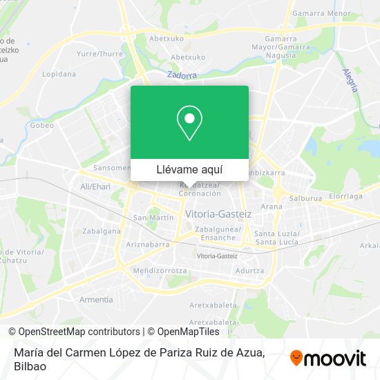 Mapa María del Carmen López de Pariza Ruiz de Azua