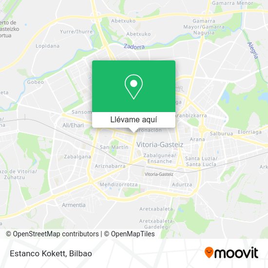 Mapa Estanco Kokett