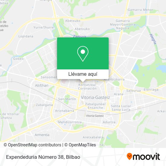 Mapa Expendeduria Número 38