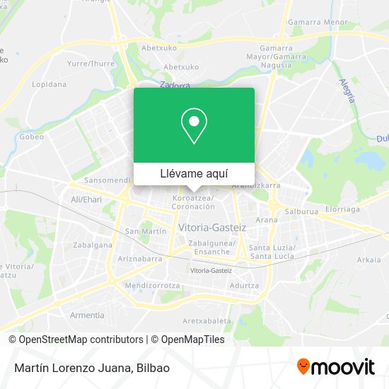 Mapa Martín Lorenzo Juana