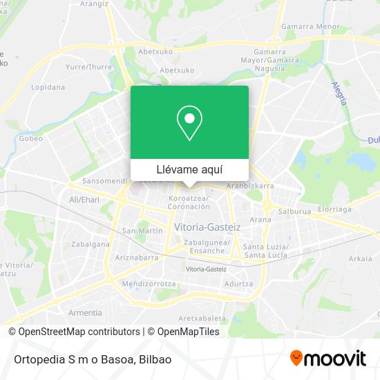 Mapa Ortopedia S m o Basoa