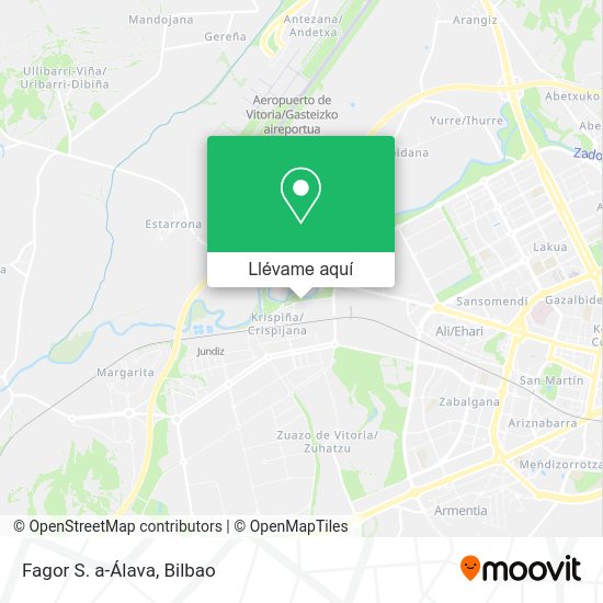Mapa Fagor S. a-Álava