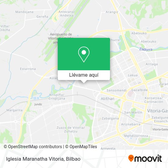 Mapa Iglesia Maranatha Vitoria
