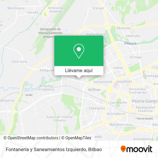 Mapa Fontanería y Saneamientos Izquierdo