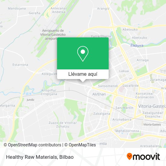Mapa Healthy Raw Materials