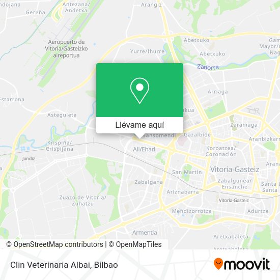 Mapa Clin Veterinaria Albai