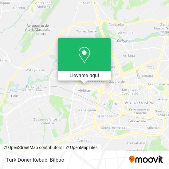 Mapa Turk Doner Kebab