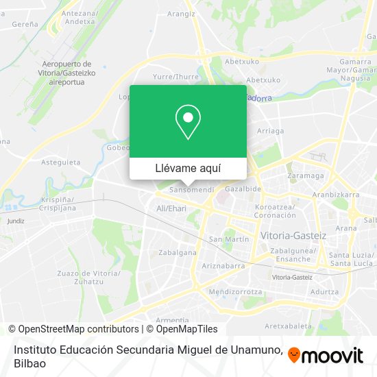 Mapa Instituto Educación Secundaria Miguel de Unamuno