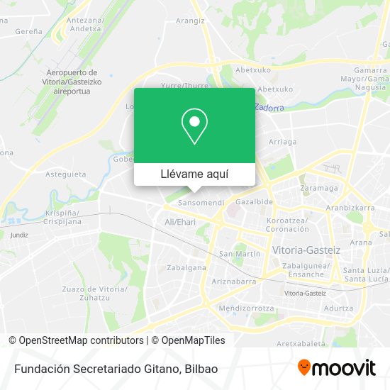Mapa Fundación Secretariado Gitano