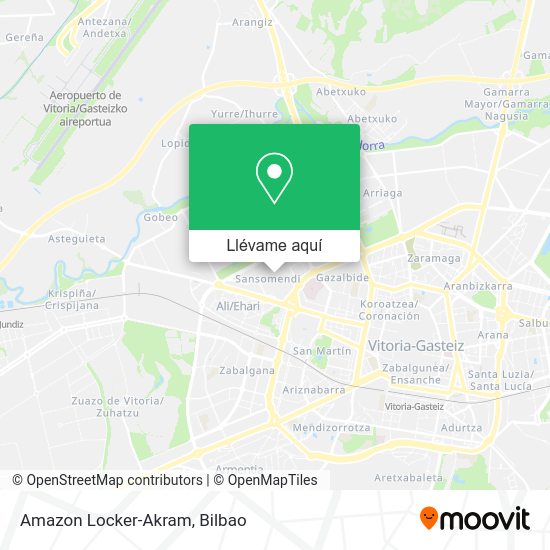Mapa Amazon Locker-Akram
