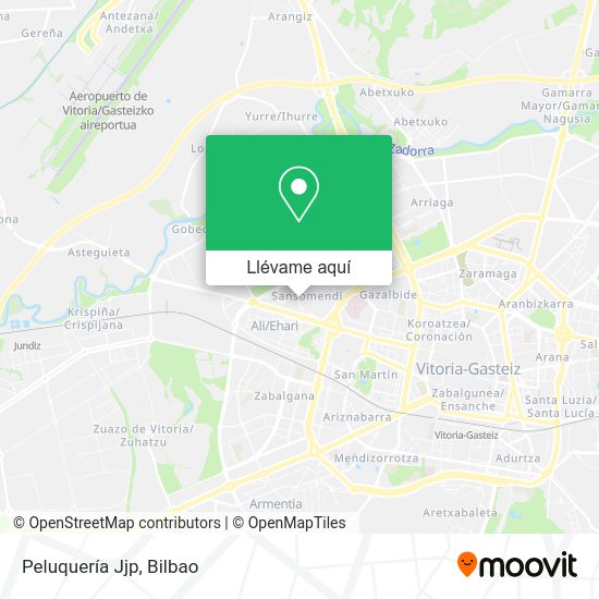 Mapa Peluquería Jjp