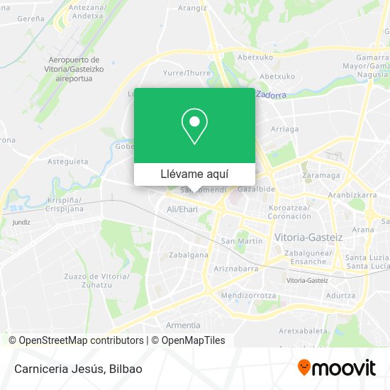Mapa Carniceria Jesús