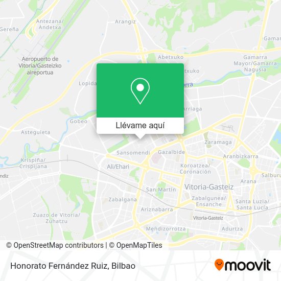 Mapa Honorato Fernández Ruiz