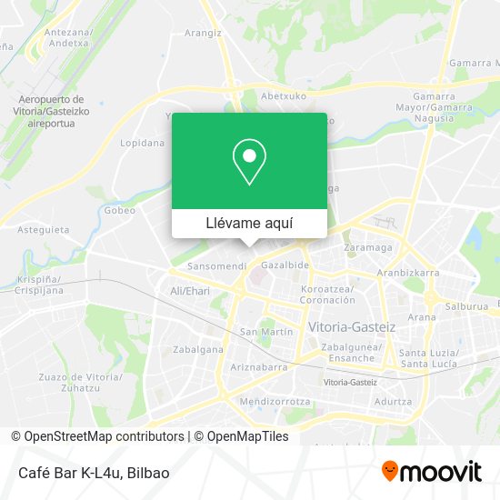 Mapa Café Bar K-L4u