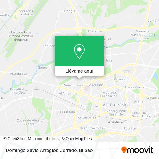 Mapa Domingo Savio Arreglos Cerrado