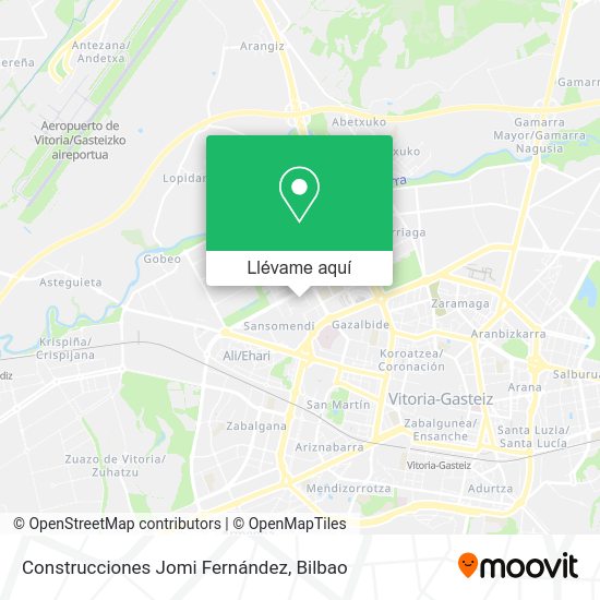 Mapa Construcciones Jomi Fernández