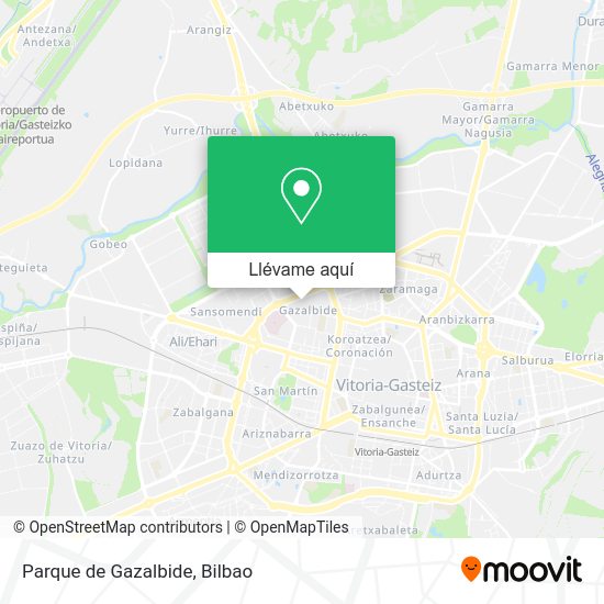 Mapa Parque de Gazalbide