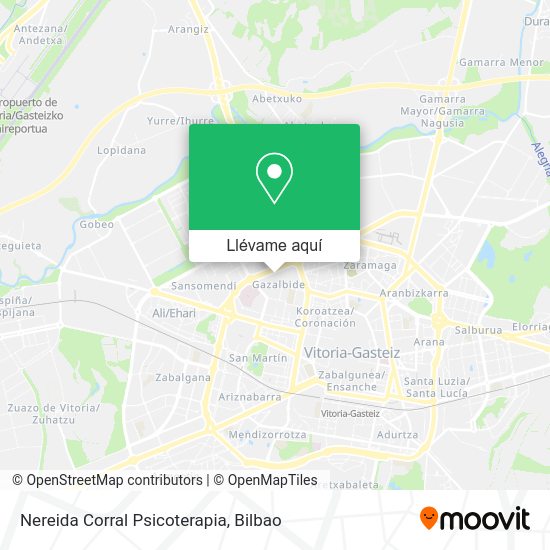 Mapa Nereida Corral Psicoterapia