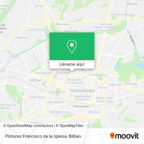 Mapa Pinturas Francisco de la Iglesia
