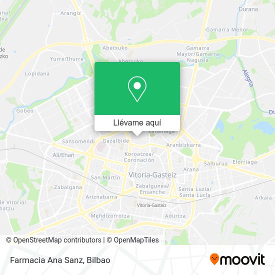 Mapa Farmacia Ana Sanz