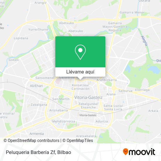 Mapa Peluqueria Barbería Zf