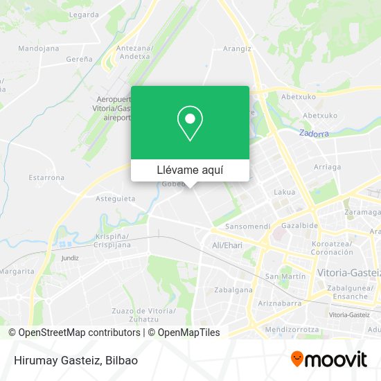 Mapa Hirumay Gasteiz