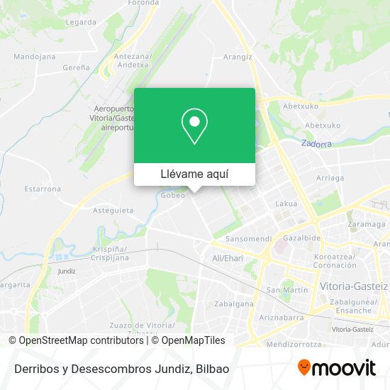 Mapa Derribos y Desescombros Jundiz