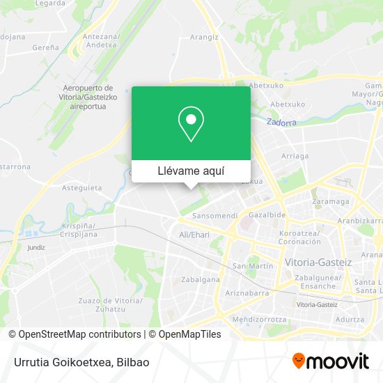 Mapa Urrutia Goikoetxea