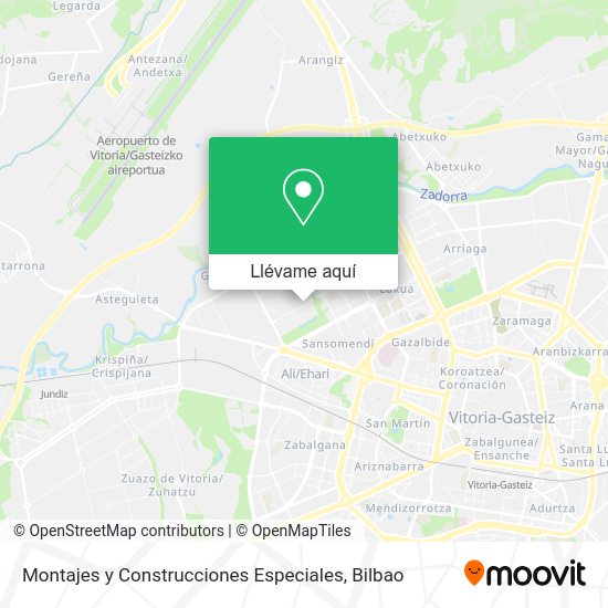 Mapa Montajes y Construcciones Especiales