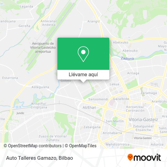 Mapa Auto Talleres Gamazo