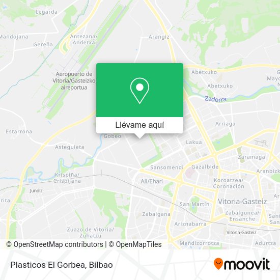 Mapa Plasticos El Gorbea