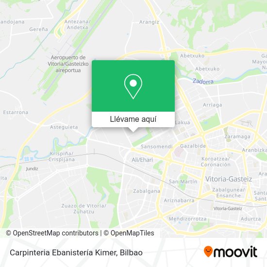 Mapa Carpinteria Ebanistería Kimer
