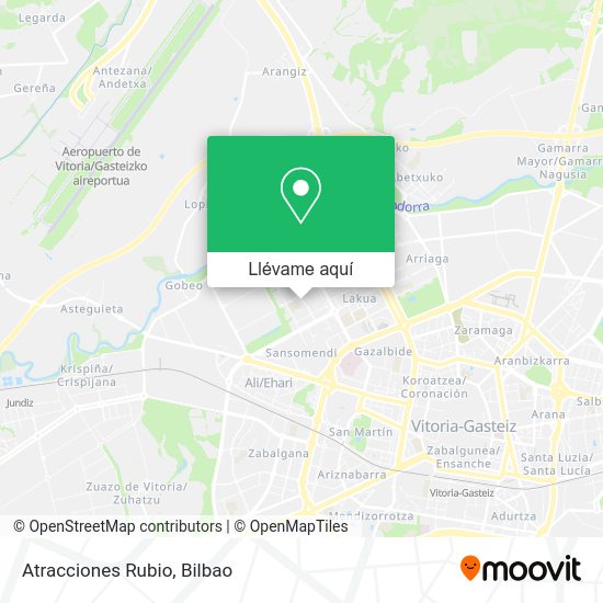 Mapa Atracciones Rubio