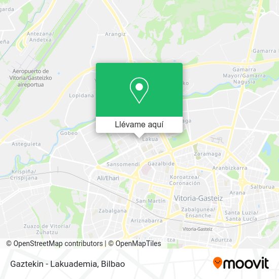Mapa Gaztekin - Lakuademia